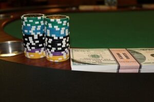 pokermarker och pengar
